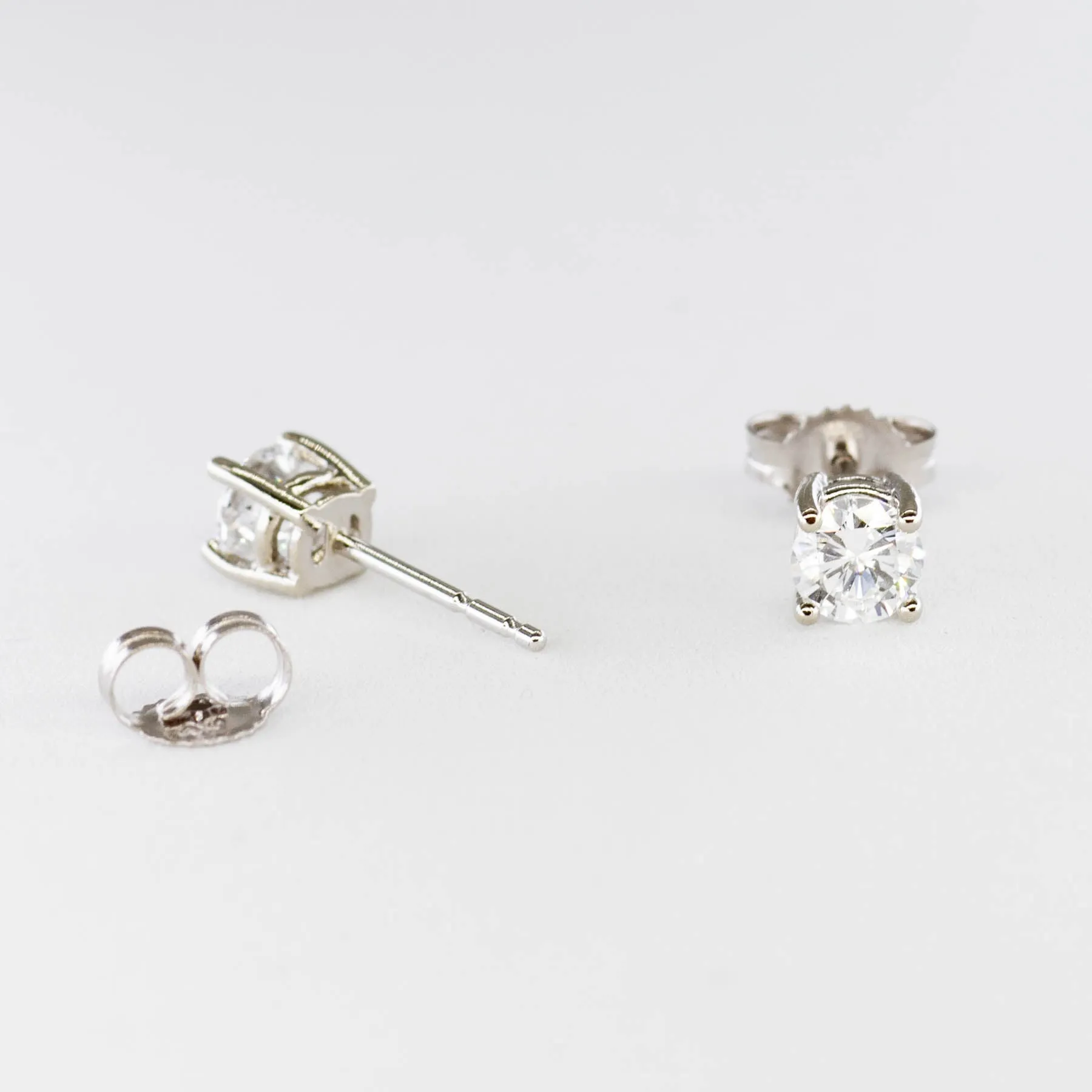 100 Ways White Gold Diamond Studs | 0.60 ctw SI D-F |