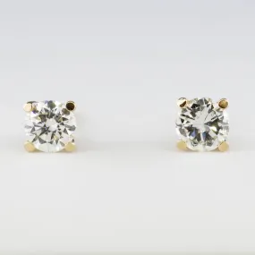 '100 Ways' Yellow Gold Diamond Studs | 1/2 carat |