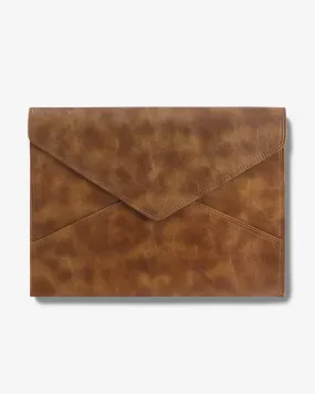 15" Laptop Clutch- Brandy