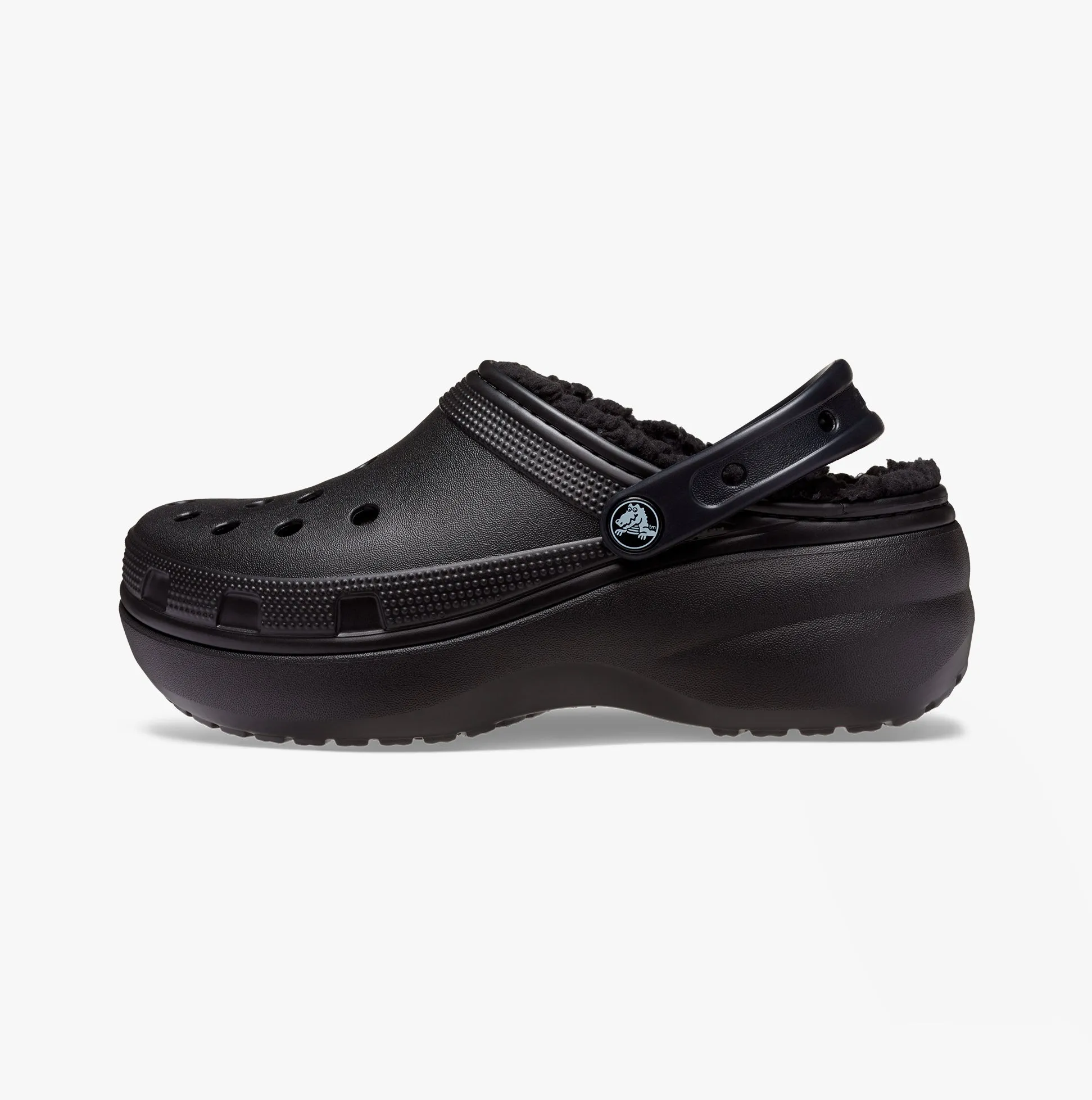 207938-001 CLASSIC PLATFORM LINED Womens Clogs Black