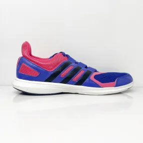 Adidas Girls Hyperfast 2.0 S82588 Blue Running Shoes Sneakers Size 7