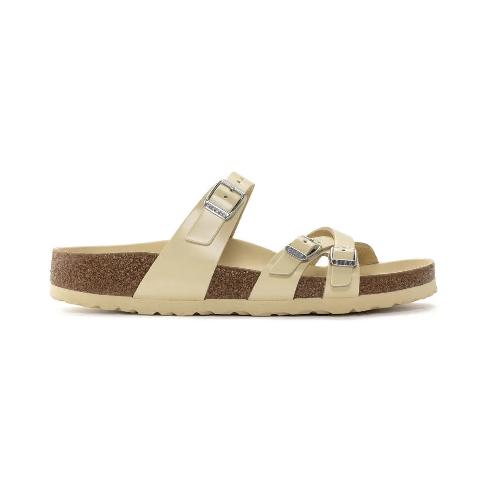 BIRKENSTOCK FRANCA HEX HIGH SHINE BUTTER - WOMENS