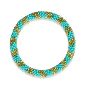 Golden Tropic | Himalayan Glass Bead Bracelet