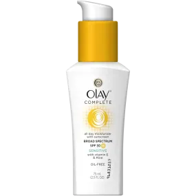 Olay Complete Daily Defense All Day Moisturizer With Sunscreen SPF30 Sensitive Skin