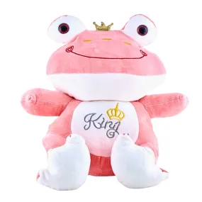 The King Frog Plush Toy