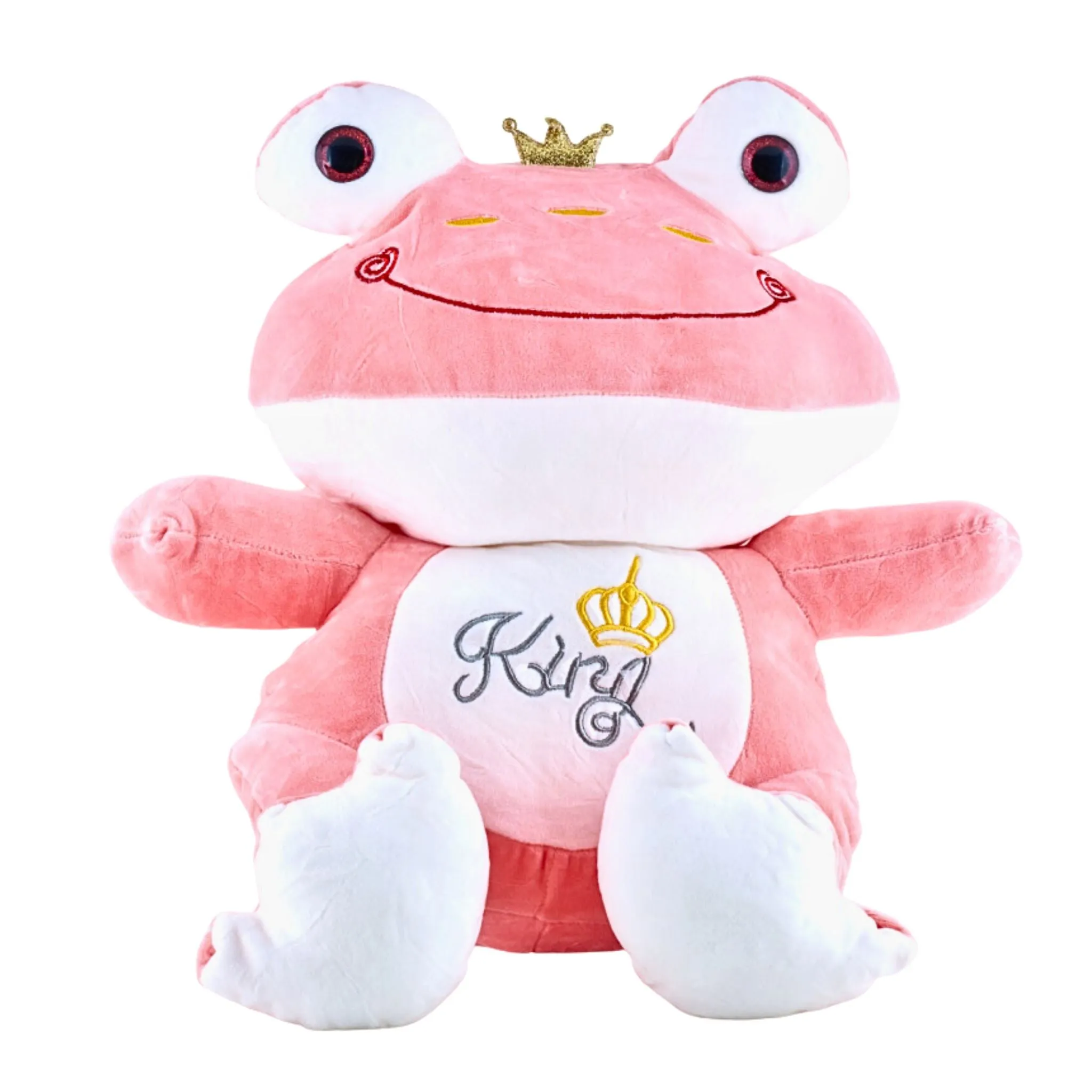 The King Frog Plush Toy