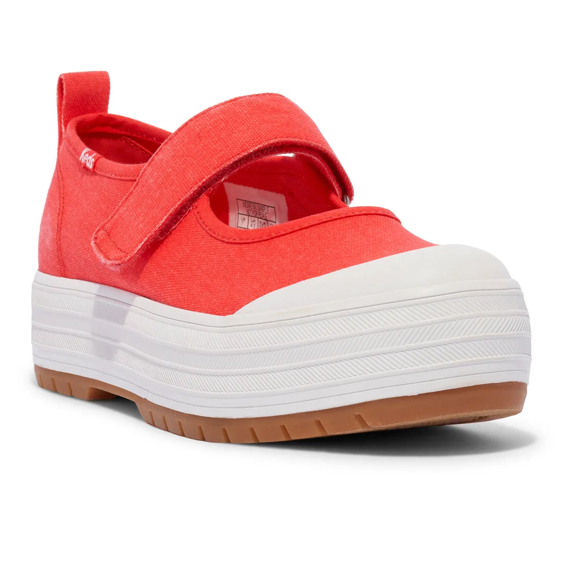 Women's  Keds Mary Jane Canvas Red  (WF68129)